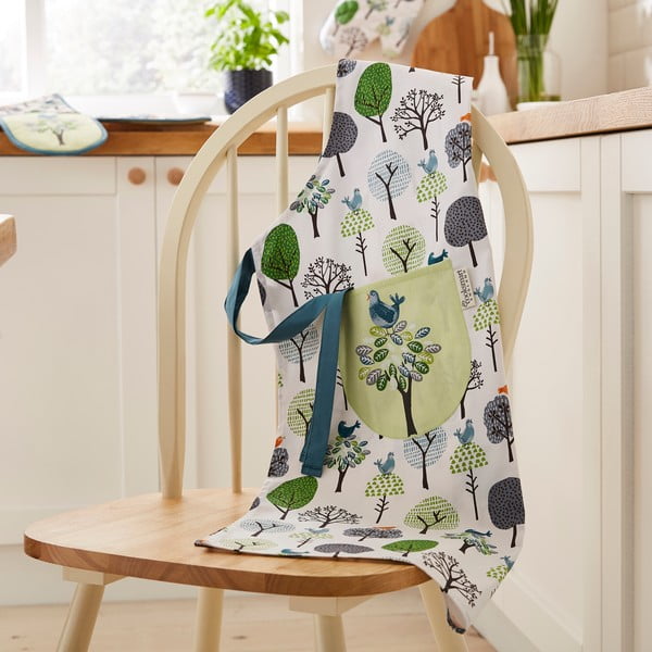 Grembiule in cotone Forest Birds - Cooksmart ®-image-1