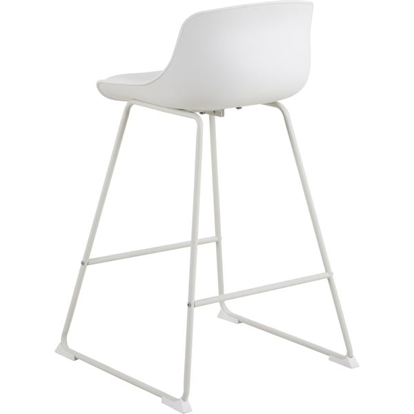 Sgabello da bar bianco (altezza della seduta 66 cm) Tina – Actona-image-3