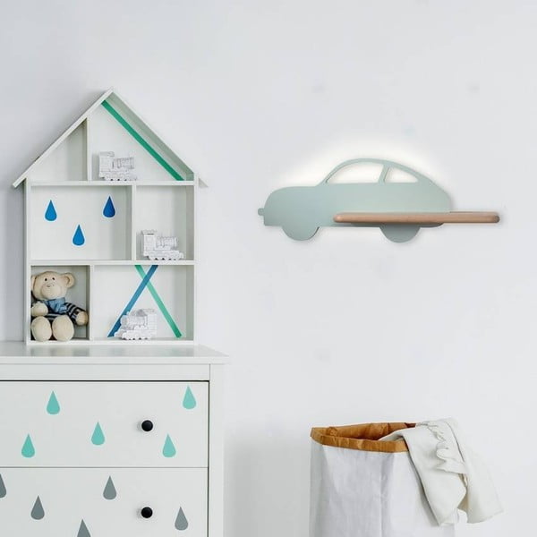 Lampada per bambini color menta Car - Candellux Lighting-image-1