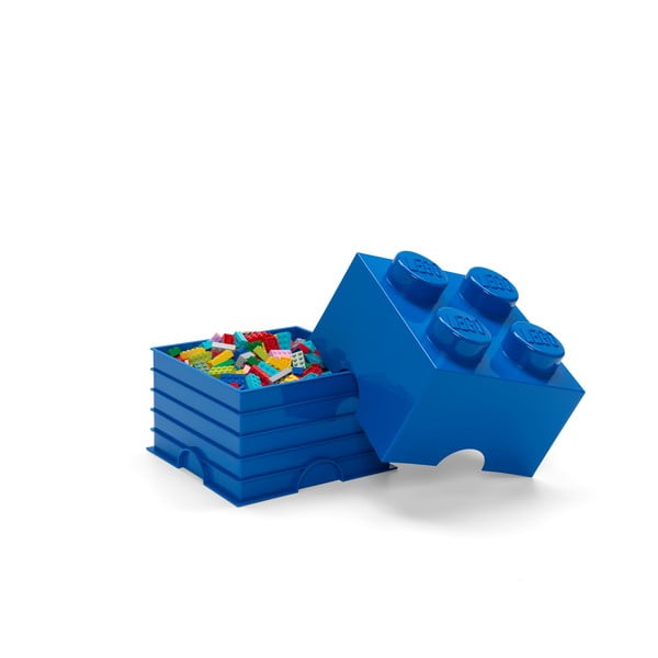 Scatola portaoggetti blu quadrata - LEGO®-image-1