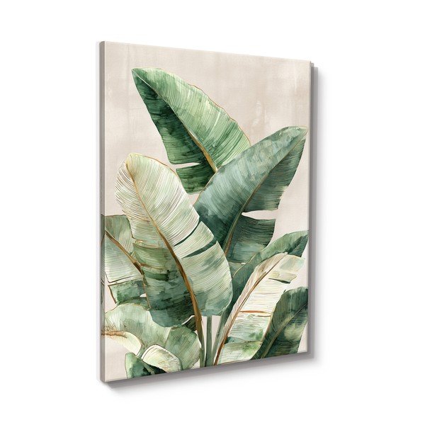 Dipinto stampato dipinto su tela 70x100 cm Foliage – Styler-image-3