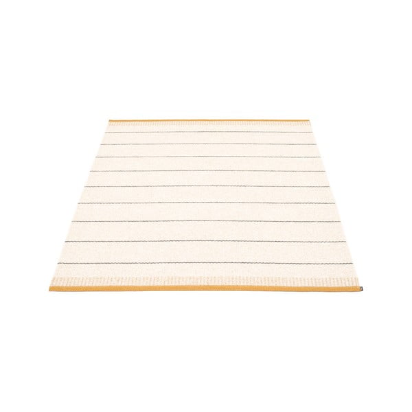 Tappeto da interno/esterno giallo ocra/color crema 140x200 cm Belle Ochre – Pappelina