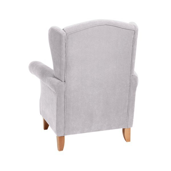 Poltrona grigio chiaro Verita Velor - Max Winzer-image-2