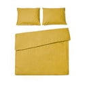 Biancheria da letto matrimoniale in cotone giallo senape , 200 x 200 cm - Bonami Selection