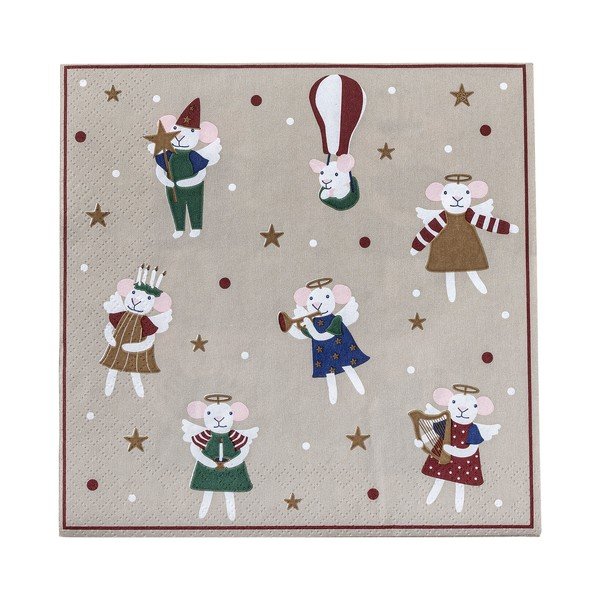 Set di tovaglioli in carta 20 pz 33x33 cm Peo – Bloomingville