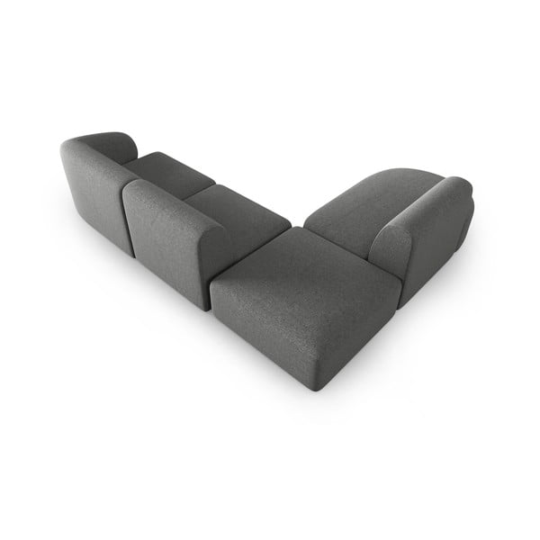 Divano angolare grigio, angolo sinistro Shane - Micadoni Home-image-3