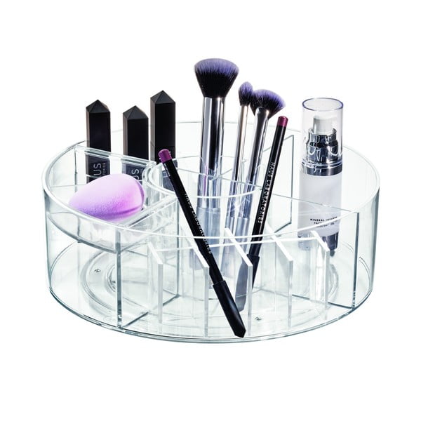 Organizzatore per cosmetici da bagno in plastica riciclata Cosmetic Carousel - iDesign