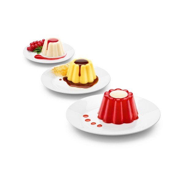 Set di 4 stampi per budino , ø 8 x 7 cm - Metaltex-image-2