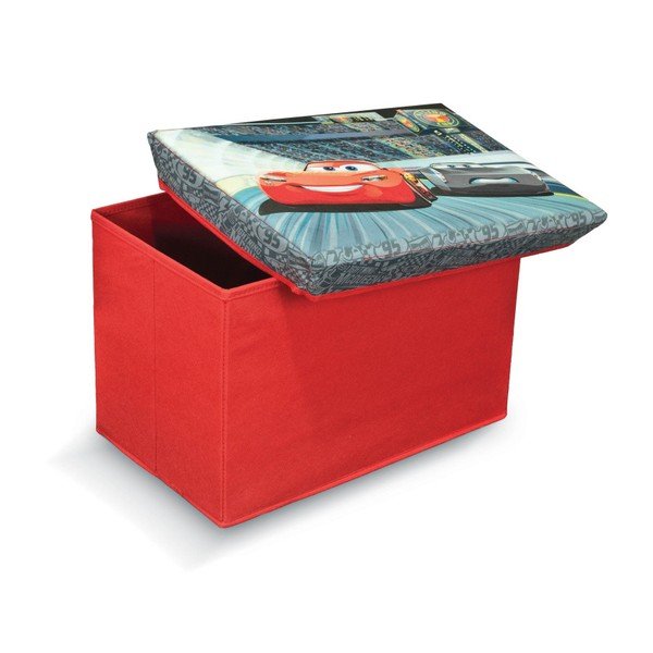 Sgabello rosso per giocattoli Cars, lunghezza 49 cm - Domopak