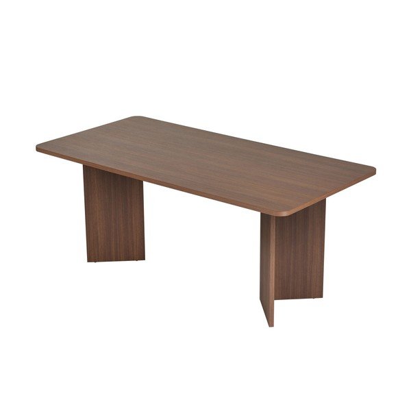 Tavolo da pranzo con effetto noce 90x180 cm Linza – Kalune Design-image-3
