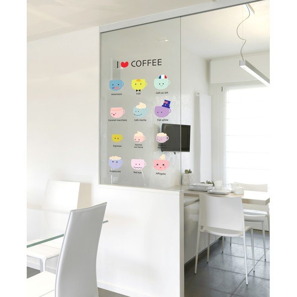 Sada samolepek AmbianceI Love Coffee