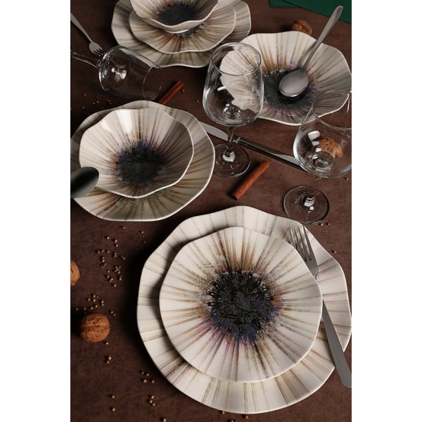 Set da pranzo in porcellana 24 pz – Hermia-image-3