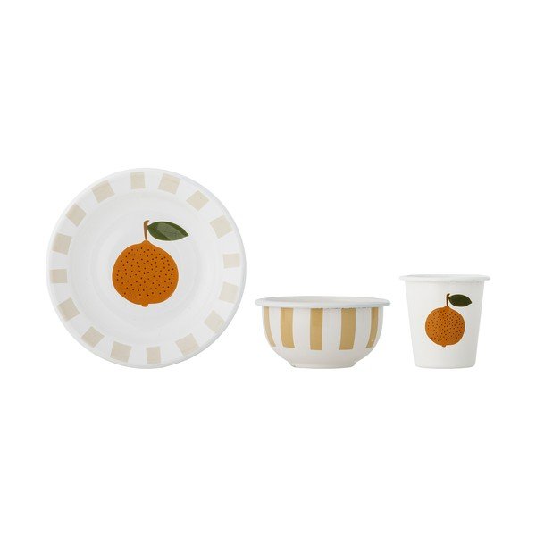 Set da pranzo per bambini in metallo 3 pz Agnes – Bloomingville Mini