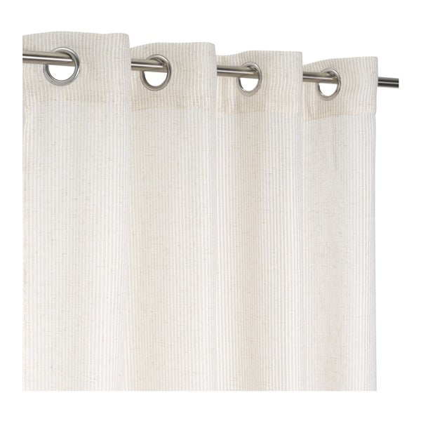Tenda sottile beige in misto lino 140x260 cm Fifties – Casa Selección-image-2