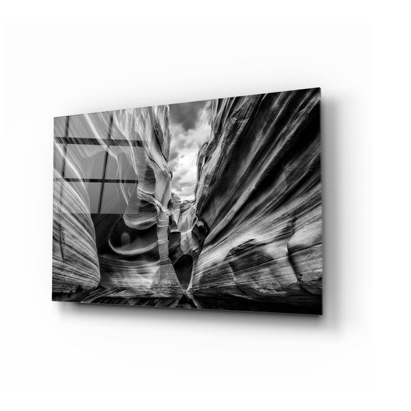 Pittura su vetro Bianco e nero - Insigne