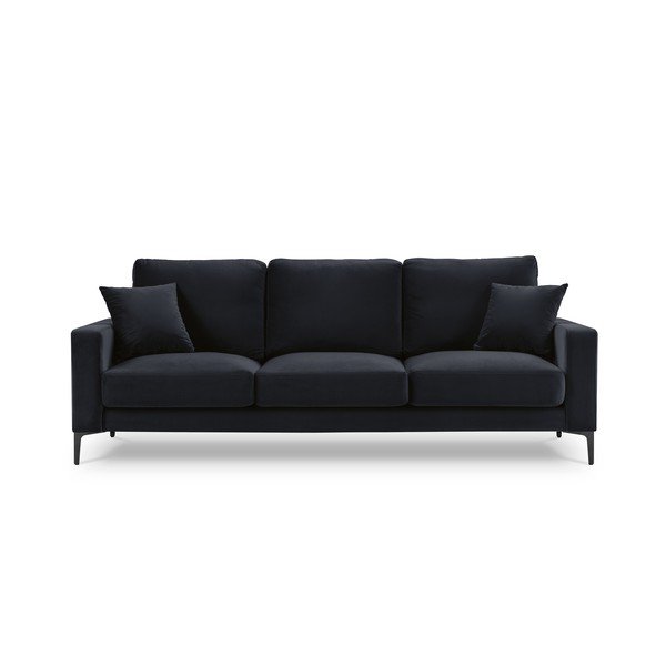 Divano in velluto blu scuro, 220 cm Harmony - Kooko Home