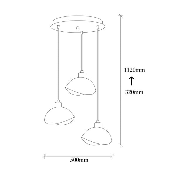 Lampada a sospensione nera con paralume in metallo ø 50 cm Sivani - Opviq lights-image-4