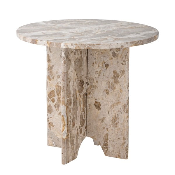 Tavolino rotondo in marmo ø 46 cm Jasmia - Bloomingville-image-3