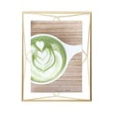 Cornice da appoggio/parete in metallo color oro 18x23 cm Prisma - Umbra