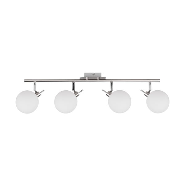 Lampada da soffitto in argento con paralume in vetro 12x82 cm Ghost - Candellux Lighting