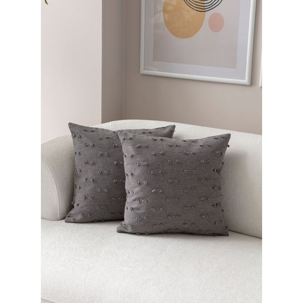 Federe decorative in set 2 pz 43x43 cm Tuffet – Mioli Decor-image-1