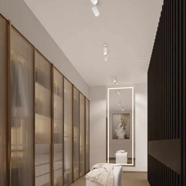 Faretto bianco 6,5x30 cm Gleam – Sollux-image-2