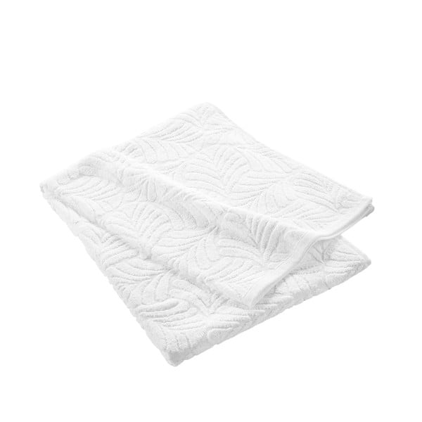 Asciugamano bianco in spugna di cotone 70x130 cm Madeira - douceur d'intérieur