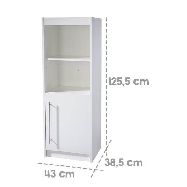 Libreria per bambini bianca 43x126x38,5 cm Maren – Roba-image-4