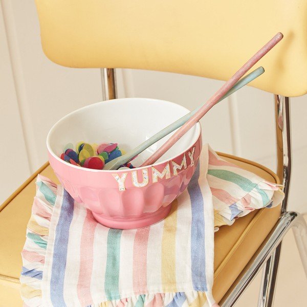 Tovaglioli in lino in set da 4 Multi Stripe - Meri Meri-image-2