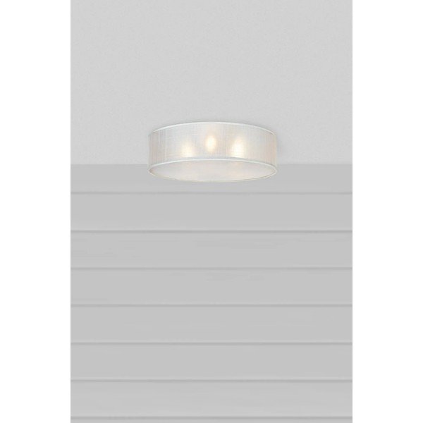 Plafoniera bianca con paralume in tessuto Haru – Markslöjd-image-1