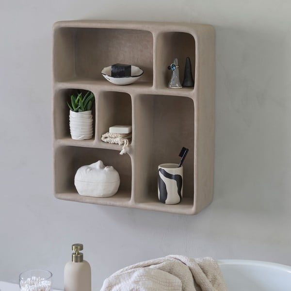 Scaffale a castello grigio chiaro in pietra Art Studio - Mette Ditmer Denmark-image-2