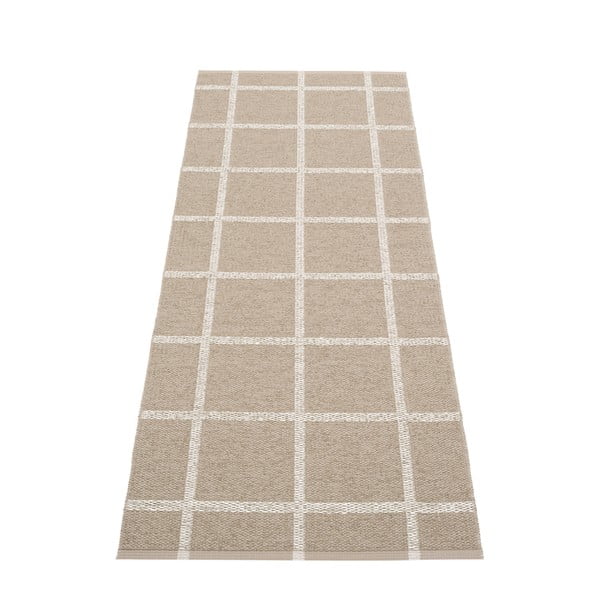 Passatoia da interno/esterno beige 70x225 cm Ada Dark Linen – Pappelina