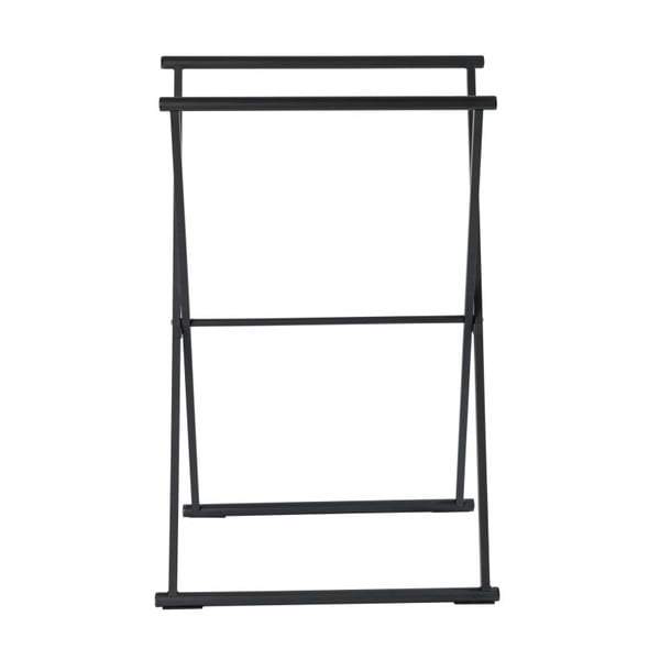 Porta asciugamani pieghevole nero Lava - Wenko-image-1