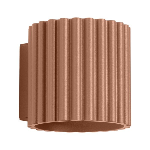 Lampada da parete marrone chiaro ø 10 cm Zora – Sollux