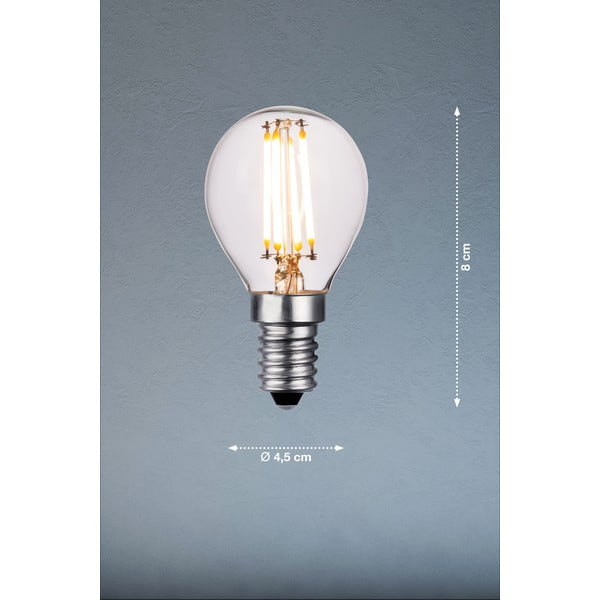 Lampadina a filamento caldo E14, 2 W Standard - Fischer & Honsel-image-2