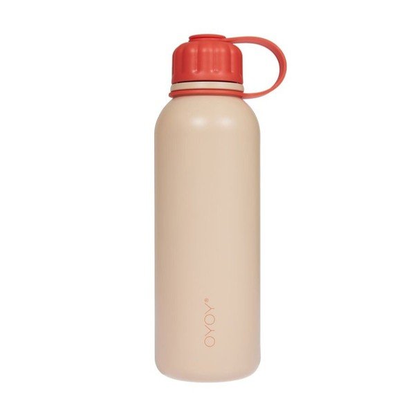 Bottiglia bottiglia da viaggio color pesca in acciaio inox Pullo – OYOY Living Design