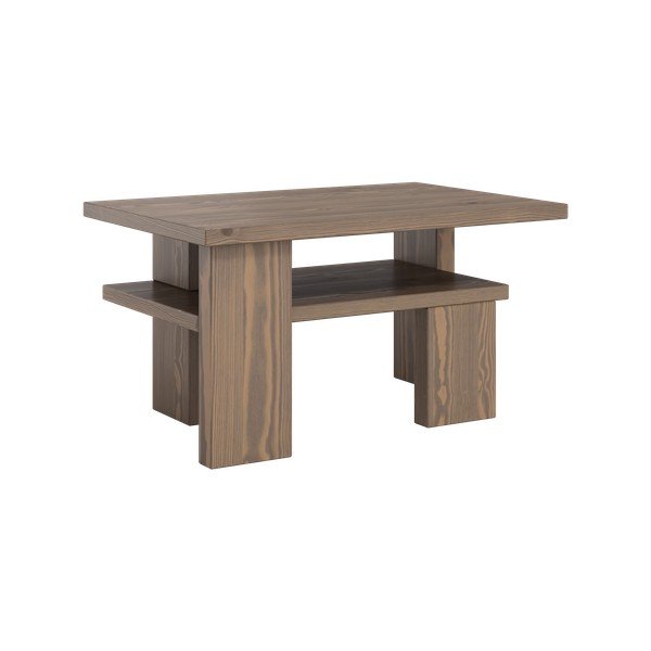 Tavolino da salotto marrone in pino massiccio 45x68 cm Japan – Karup Design-image-3