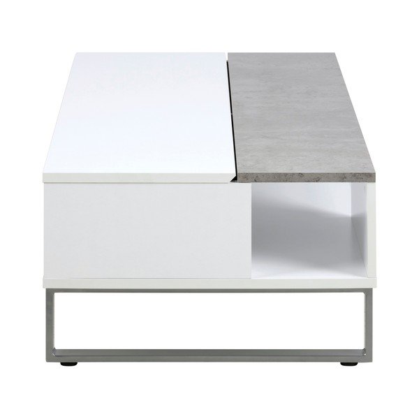 Tavolino bianco e grigio Azalea - Actona-image-3