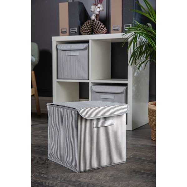 Scatola in tessuto con coperchio - Mioli Decor-image-1