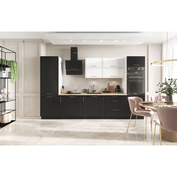 Cucina dritta con piano di lavoro (senza montaggio) 350 cm Aden - STOLKAR