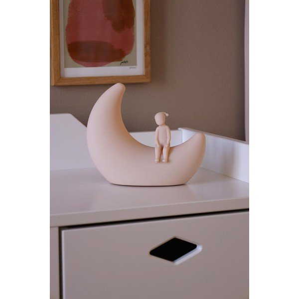 Luce notturna per bambini rosa chiaro Moon Shell – Cam Cam Copenhagen-image-1