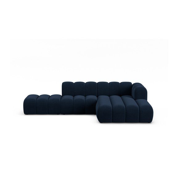 Divano angolare blu scuro ad angolo destro Lupine - Micadoni Home