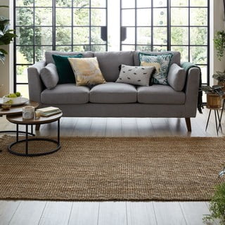 Tappeto di colore naturale in iuta tessuto a mano 200x290 cm – Flair Rugs