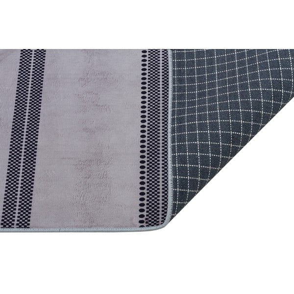 Tappeto lavabile grigio 120x80 cm - Vitaus-image-2