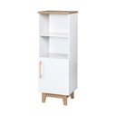 Libreria per bambini bianca in rovere 45x128 cm Finn - Roba