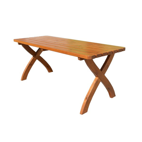 Tavolo da pranzo da giardino in legno di pino 70x180 cm Strong - Rojaplast