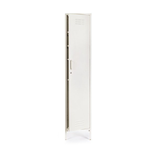 Armadietto color crema in metallo con chiusura a chiave 38x185x46 cm Cambridge – Yes Everyday-image-3