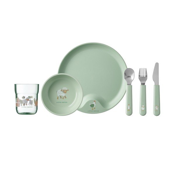 Set da pranzo per bambini in plastica 6 pz Little Farm – Mepal