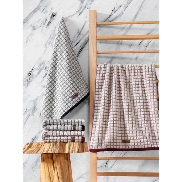 Set di asciugamani tipo terry 4 pz 50x90 cm Nature – Foutastic-image-1