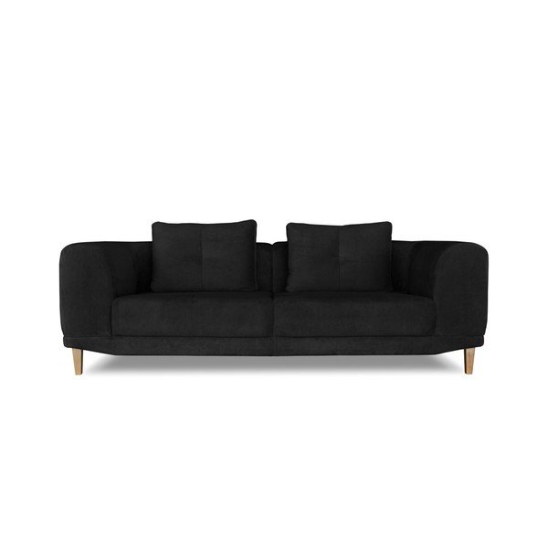 Černá trojmístná pohovka Windsor & Co. Sofas Sigma